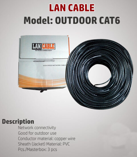 LAN CABLE OUTDOOR CAT 6