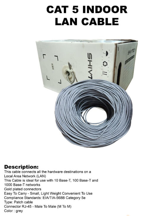 LAN CABLE INDOOR CAT 5