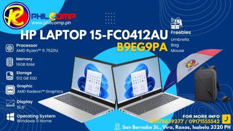 HP LAPTOP 15 - FC0412AU-B9EG9PA