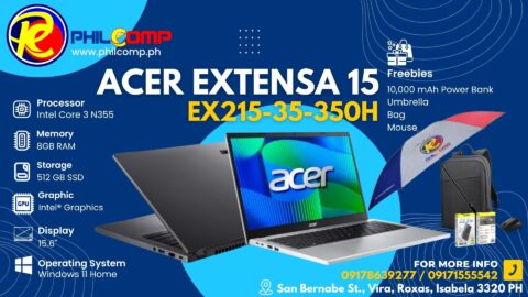 ACER EXTENSA 15 - EX215-35-350H