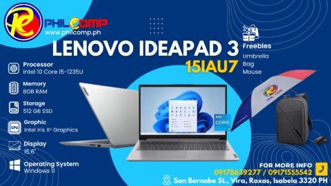 LENOVO IDEAPAD 3 - 15IAU7