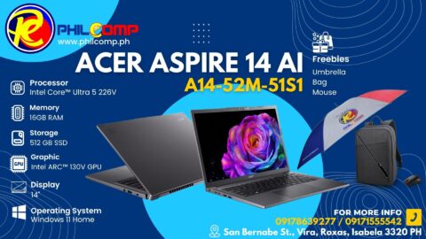 ACER ASPIRE 14 AI - A14-52M-51S1