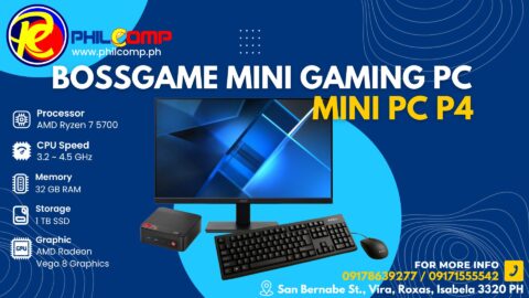 BOSSGAME MINI GAMING PC - MINI PC P4