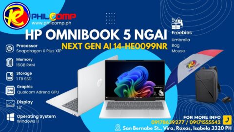 HP OMNIBOOK 5 NGAI - Next Generation AI Laptop - 14-HE0099NR