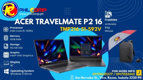 ACER TRAVELMATE P2 16 - TMP216-51-592V